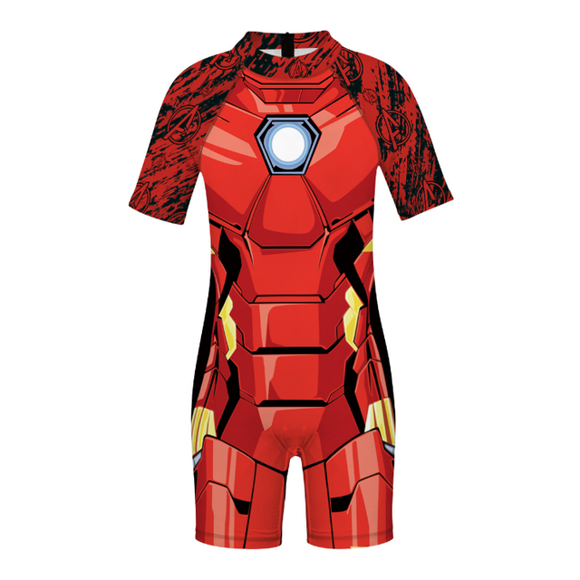 Children's Dazzling Hero Print Swimsuit (One-Piece)