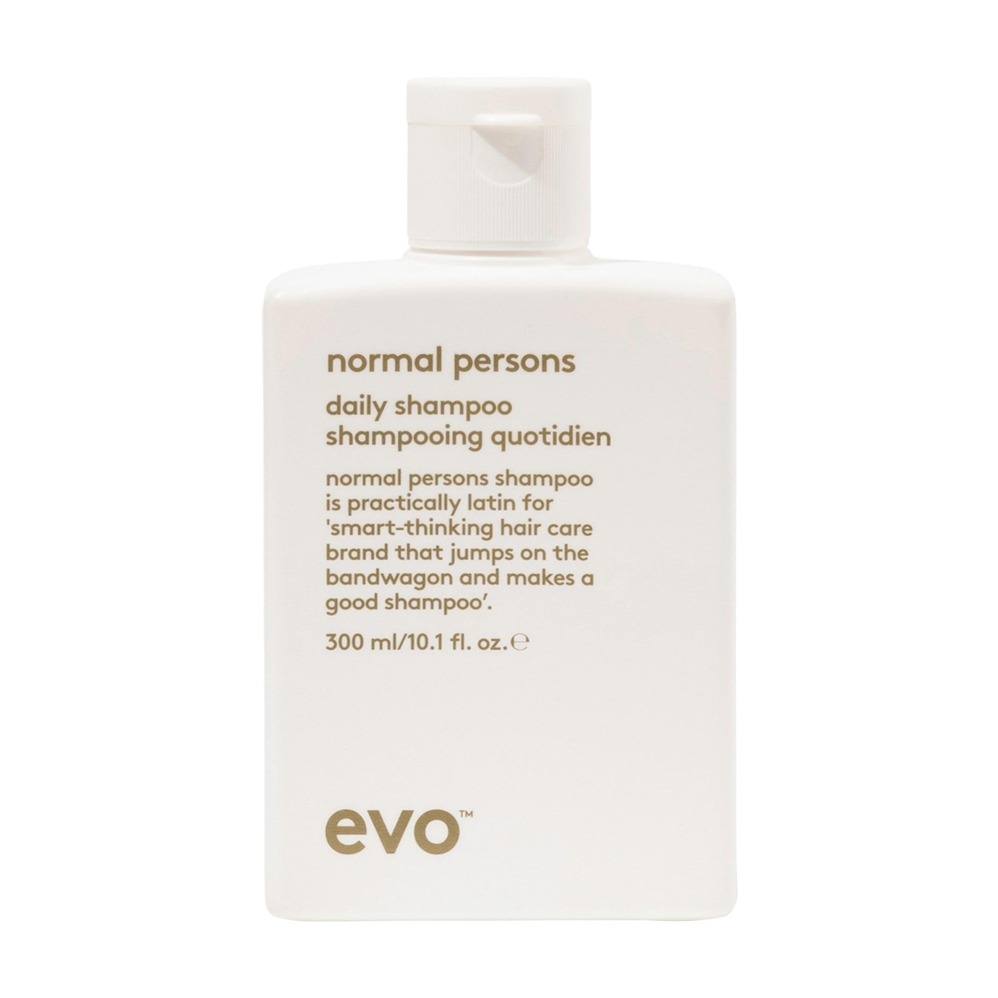 EVO Normal Persons Daily Care Shampoo - Deeply Cleanses Removes Product Build-Up & Strengthens All Hair Types - 300ml / 10.1fl.oz