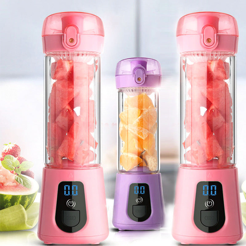 Mini Electric Juicer Cup - Portable Glass Blender