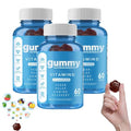 QIANWE Ashwagandha Gummies - 60 Count - Mixed Berry Vegan Plant Based Non-GMO Gluten-Free & Gelatin Free Relax (3 Bottle)