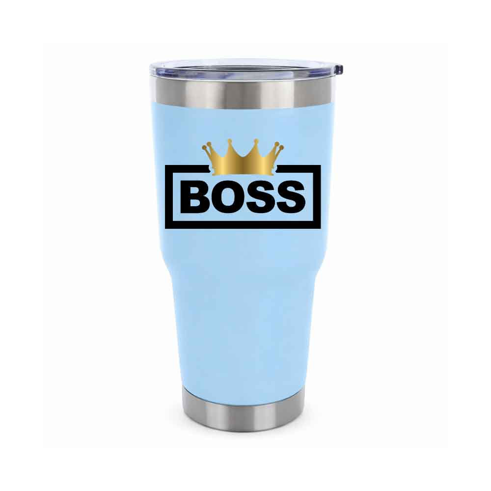 Boss Crown 30oz Insulated Vacuum Sealed Tumbler