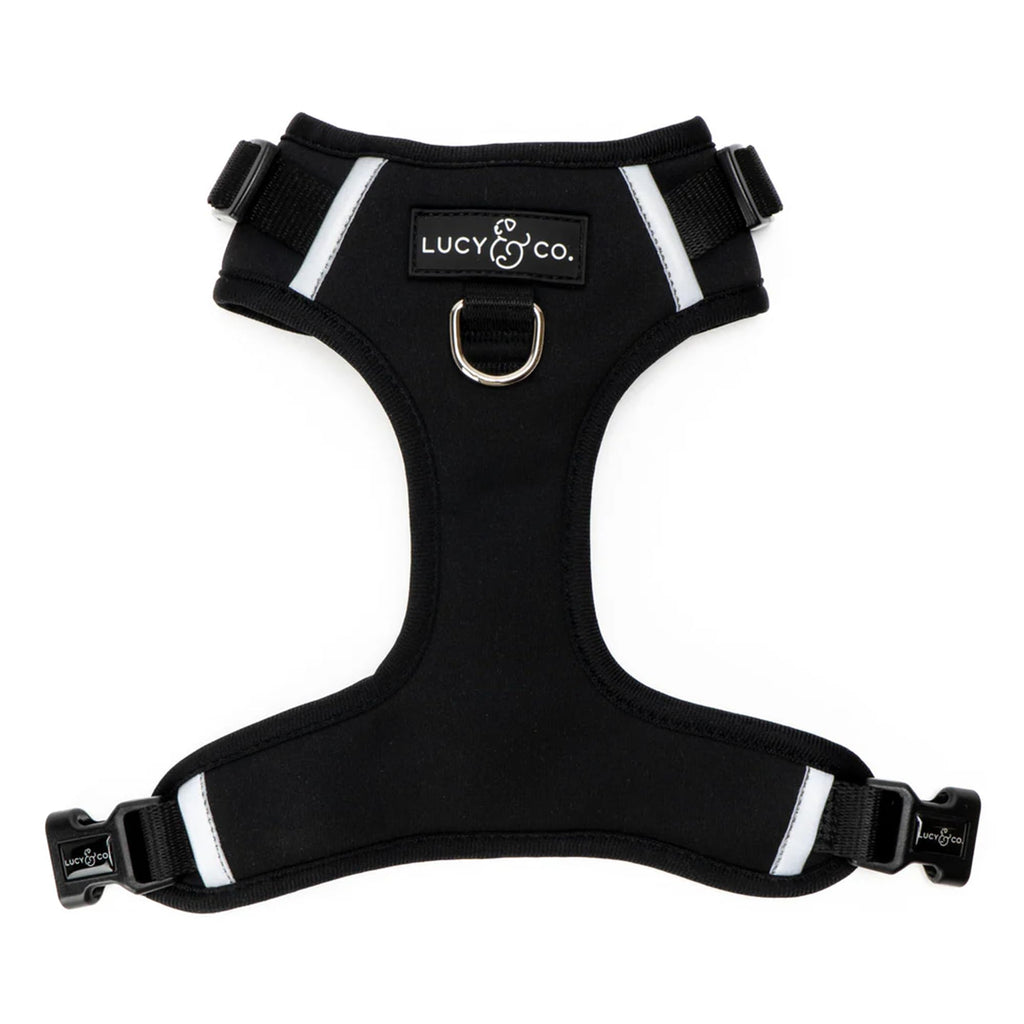 Lucy & Co. The Midnight No-Pull Dog Harness – Size Small – Vest to Stop Pulling & Walk Easy – Comfortable Leash Training Product w/Adjustable Chest & Neck Straps