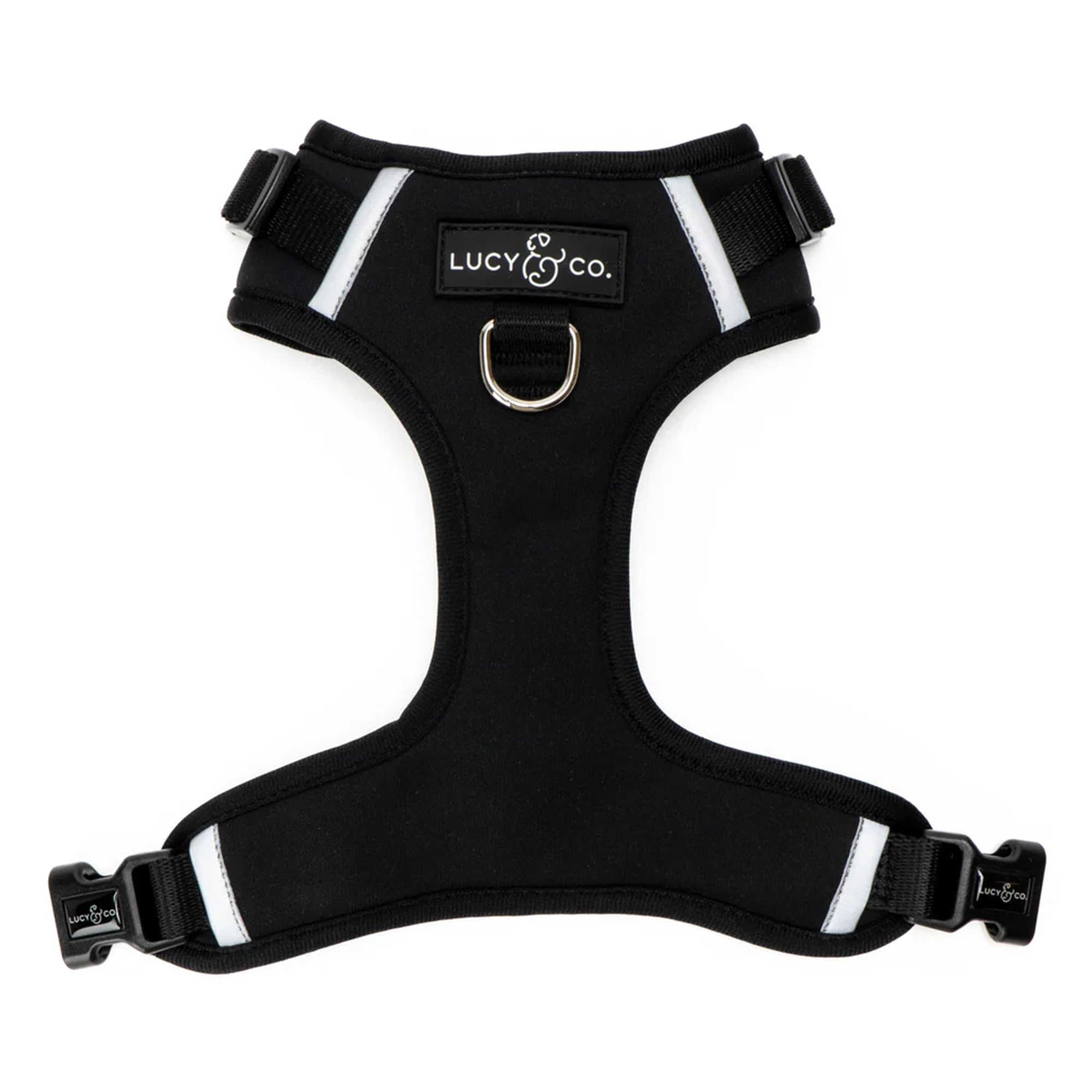 Lucy & Co. The Midnight No-Pull Dog Harness – Size Small – Vest to Stop Pulling & Walk Easy – Comfortable Leash Training Product w/Adjustable Chest & Neck Straps