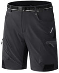 KEFITEVD Mens Hiking Cargo Shorts Quick Dry Outdoor Travel Shorts Lightweight Summer Casual Fishing Golf Work Shorts with Pockets Black