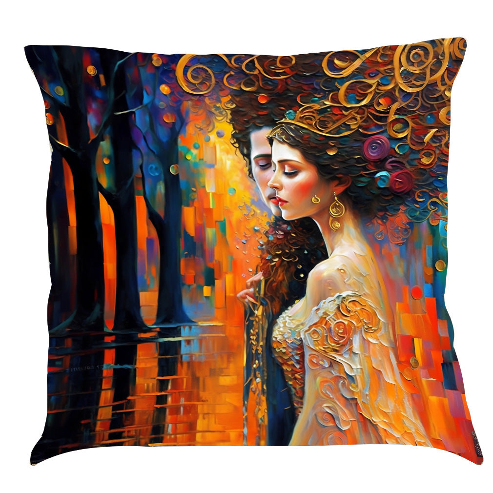 Cotton and Linen Decorative Cushion Cover