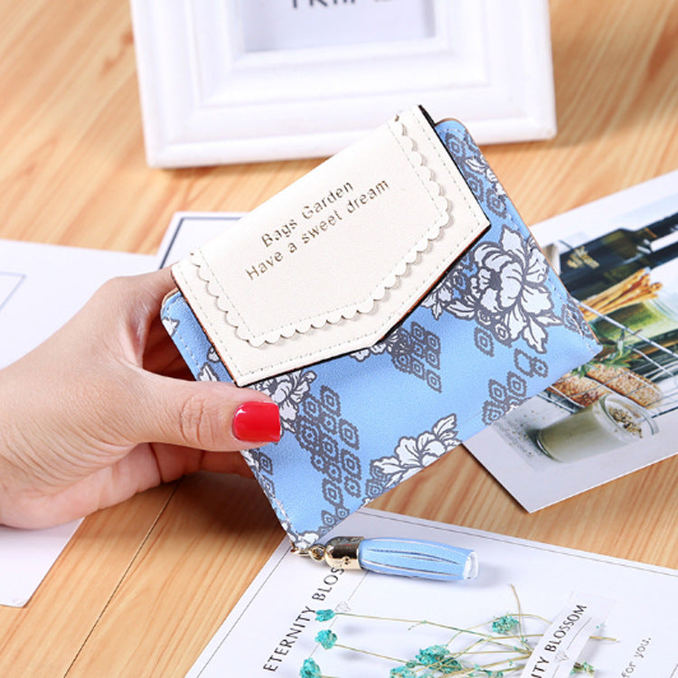 Ladies Long Tassel Zipper Wallet