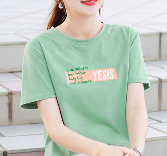 Korean Style Loose Fit Slimming Short Sleeve T-Shirt
