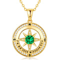 Zifeel Valentines Day Gifts for Women Compass Necklace for Wife Wedding Anniversary Jewelry for Women Girlfriend Valentines Day Mothers Day Gift for Mom Birthday Gifts for Her Id Be Lost Without You