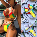 Sexy Bikini with Back Tie Two-Piece Swimwear Set