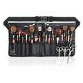 Beautybaby Artist Professional Makeup Brush Waist Bag Cosmetic Portable Multi Pockets Bag with Belt Strap Black