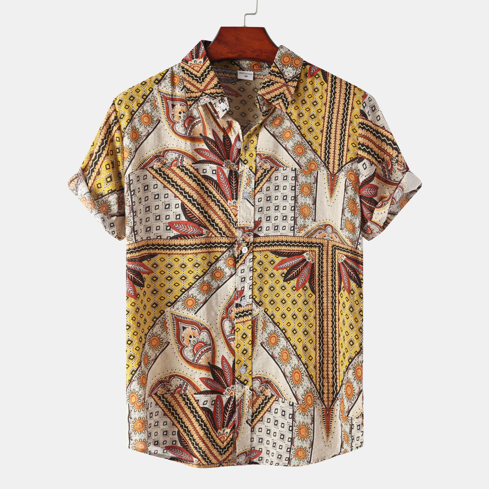 Men's Floral Short Sleeve Shirt - Summer 2022 Style