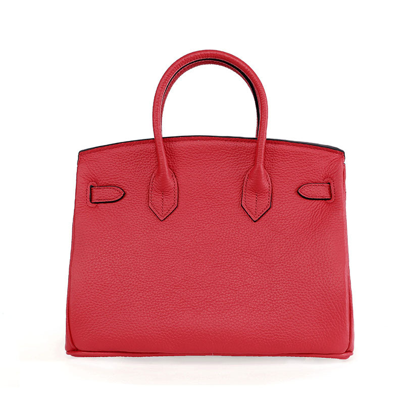 Sac platine en cuir de vachette première couche pour femme