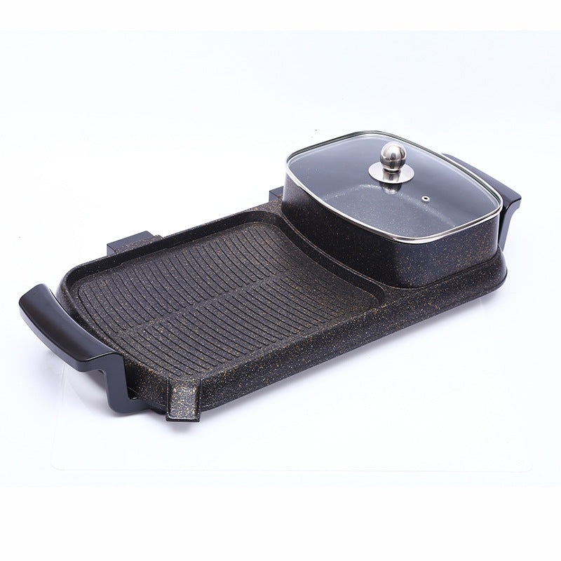 Multifunctional Grill Pan with Stone Hot Pot Appliance