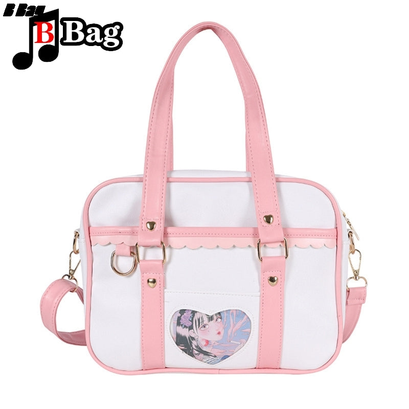 Personalized Transparent Card Handbag Backpack Ita Bag