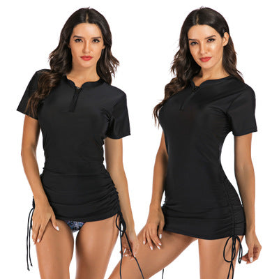 Women's Long Sleeve Surf Suit Set for Swimming and Diving