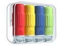 Mrsdry Travel Bottles for Toiletries BPA Free Leak Proof Reusable Silicone Bottles TSA Approved 3oz Travel Size Bottles Travel Accessories for Shampoo Soap Liquids with Toiletry Bag (4 Pack)