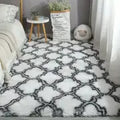 Soft Tie Dye Plush Area Rug for Bedroom & Living Room