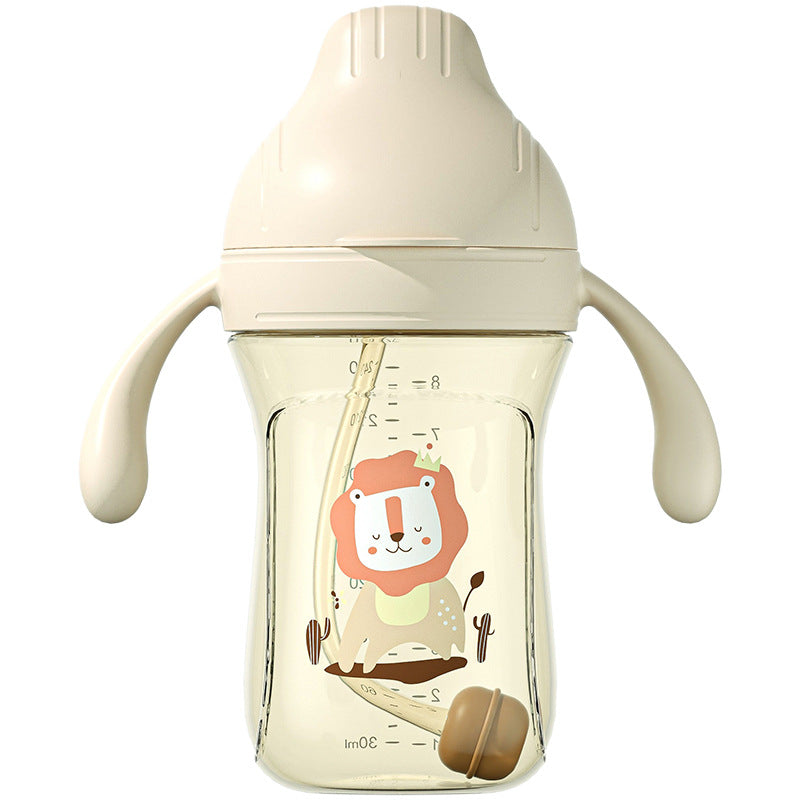 Dual-purpose Baby Bottle with Anti-flatulence Straw Cup