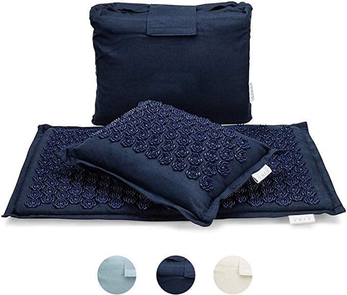 Coussin et oreiller en lin biologique aiguilleté Lotus