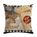 Retro Linen Sofa Pillow and Car Cushion Cover