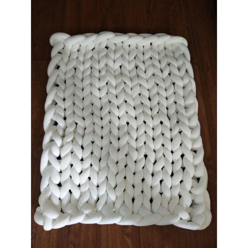 Couverture lestée tissée à la main