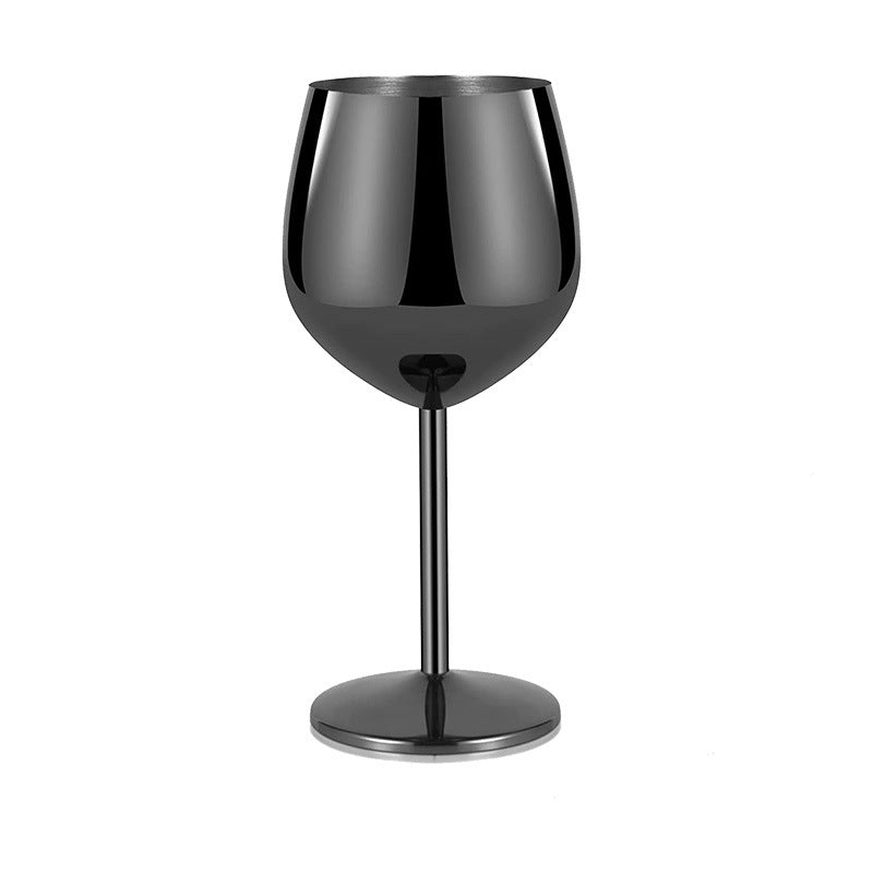 European 304 Single Layer Stainless Steel Wine Glass