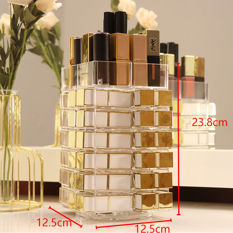 Lipstick Organizer Box for Dorm and Cosmetics Storage