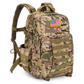 CVLIFE Tactical Backpack for Men Military Army Backpack 40L Large Molle Army Assault Pack Bug out Bag Tactical Military Survival Rucksack for Hiking Hunting Travel Fishing Camping CP