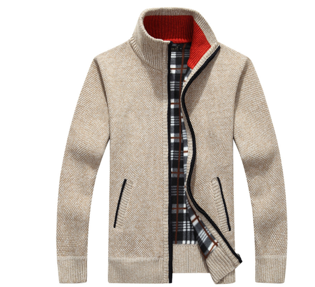 2020 Fall Men's Baseball Collar Jacket - Slim Fit