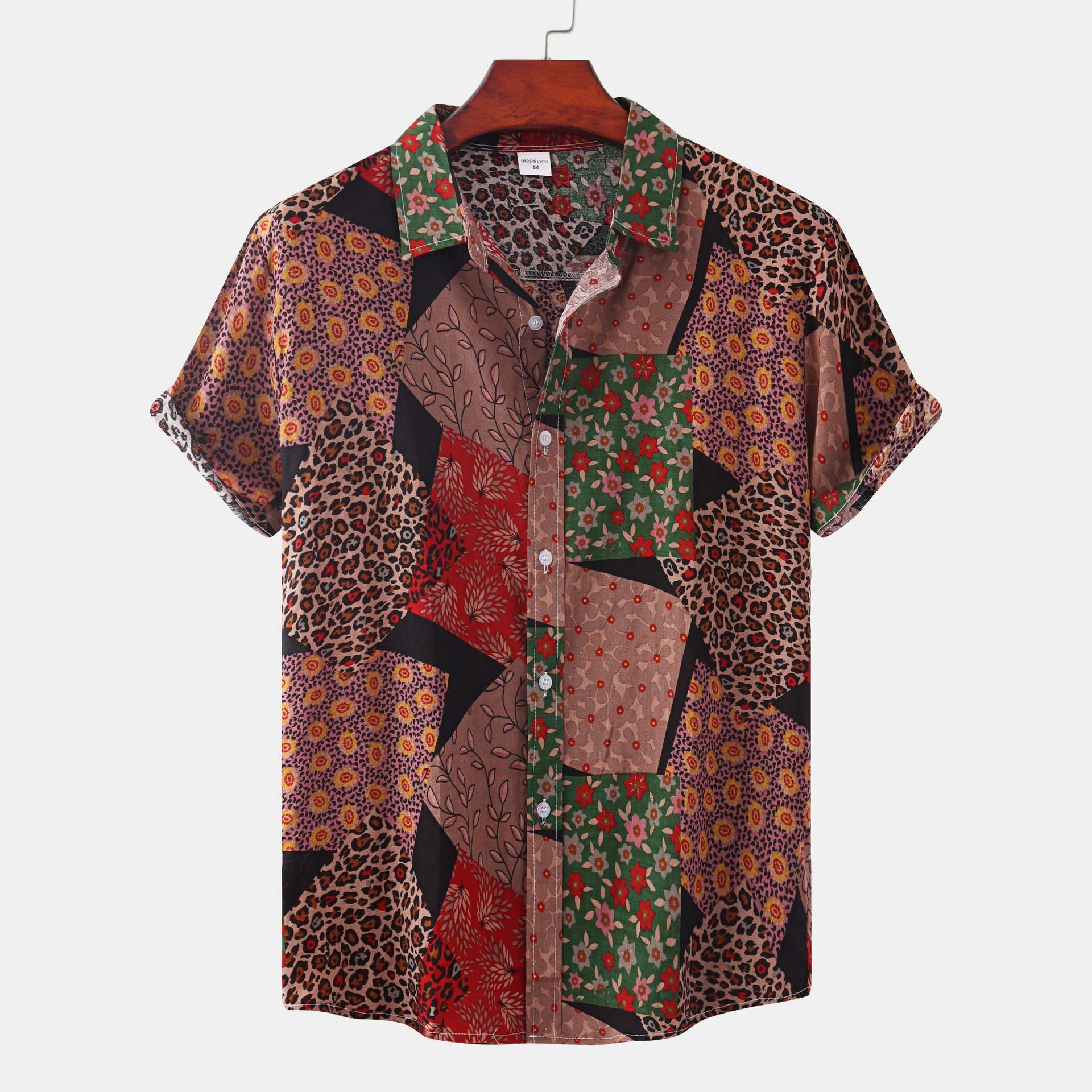 Men's Floral Short Sleeve Shirt - Summer 2022 Style