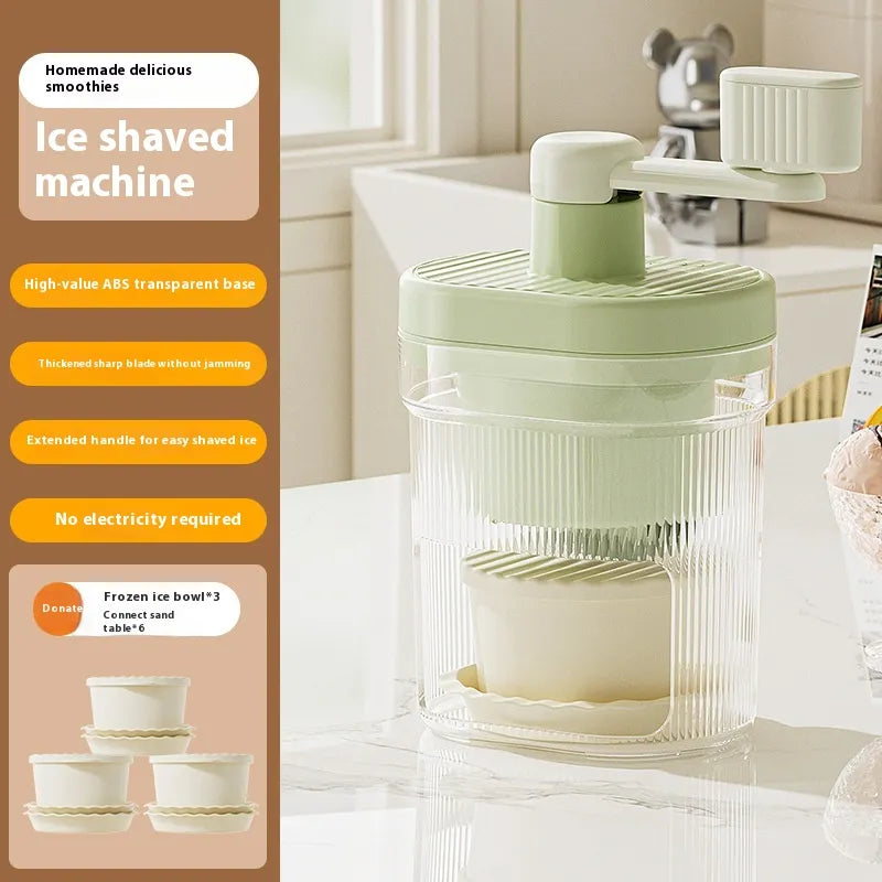 Manual Household Ice Crusher & Slush Maker