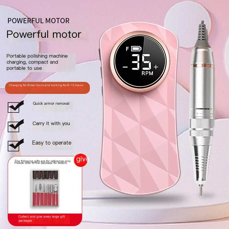Portable Nail Drill for Salon Use - Dead Skin Remover