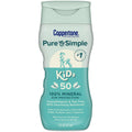 Coppertone Pure and Simple Kids Sunscreen Lotion SPF 50 Zinc Oxide Mineral Sunscreen for Kids Tear Free Water Resistant Broad Spectrum Sunscreen SPF 50 6 Fl Oz Bottle