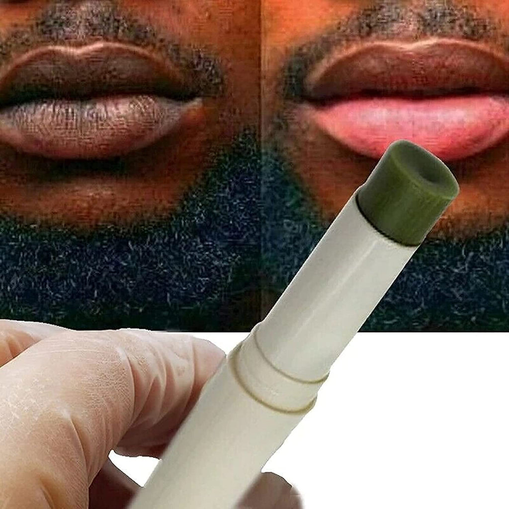 2PCS Natural Plant Lip Balm for Dark LipsExfoliating Lip Scrub Moisturizing Lip Hyaluronic Acid Exfoliating Dead Skin Lip Balm for Smokers Restore Natural Lip Complexion (Green)