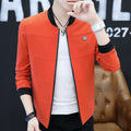 Men's Slim Fit Casual Baseball Jacket - Lightweight