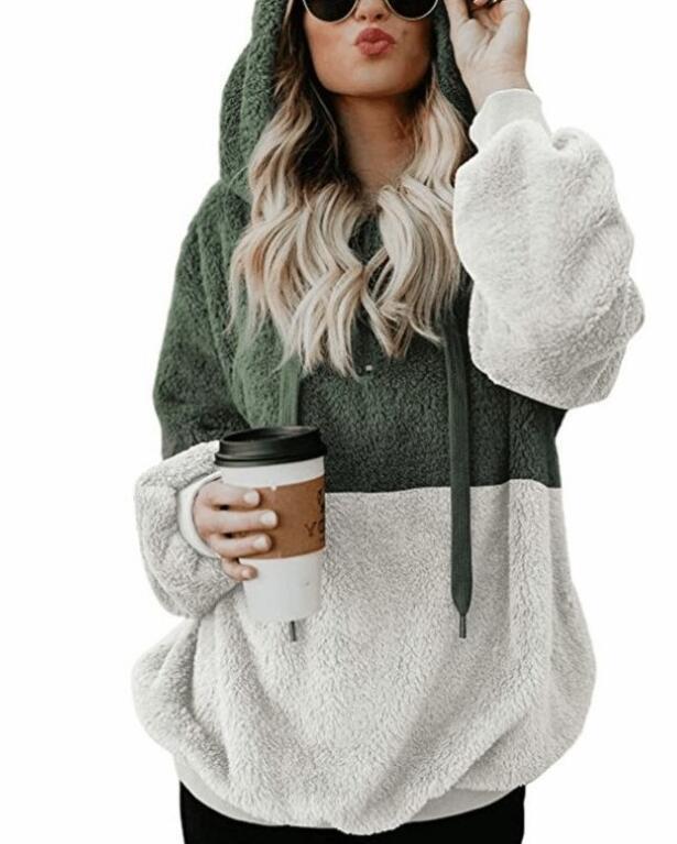 Sexy Leopard Print Wool Coat with Zipper Pockets