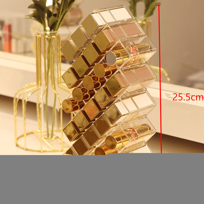 Lipstick Organizer Box for Dorm and Cosmetics Storage