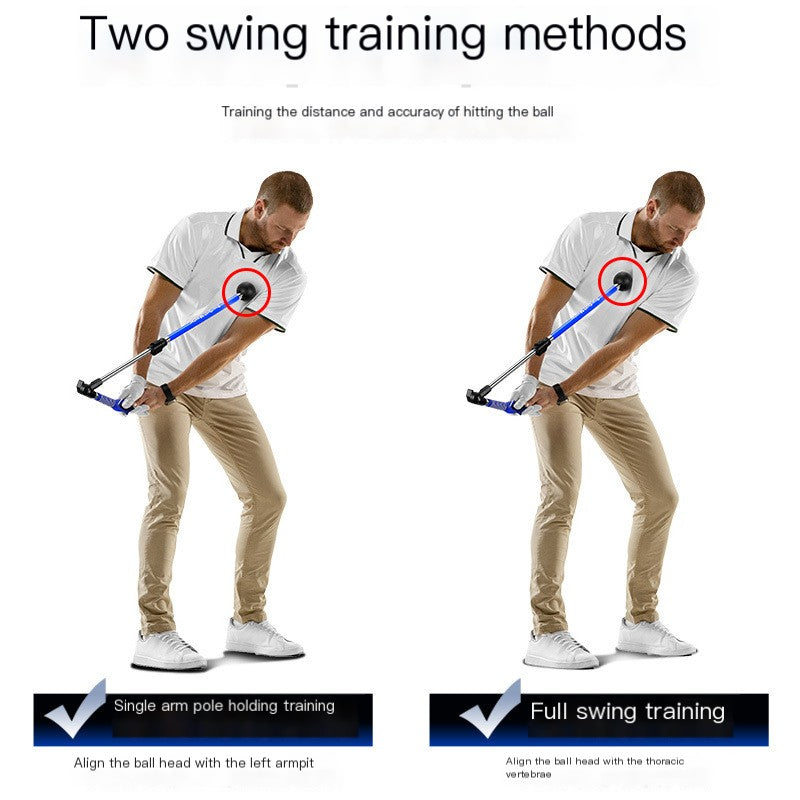 PGM Golf Folding Swing Trainer with Adjustable Angle