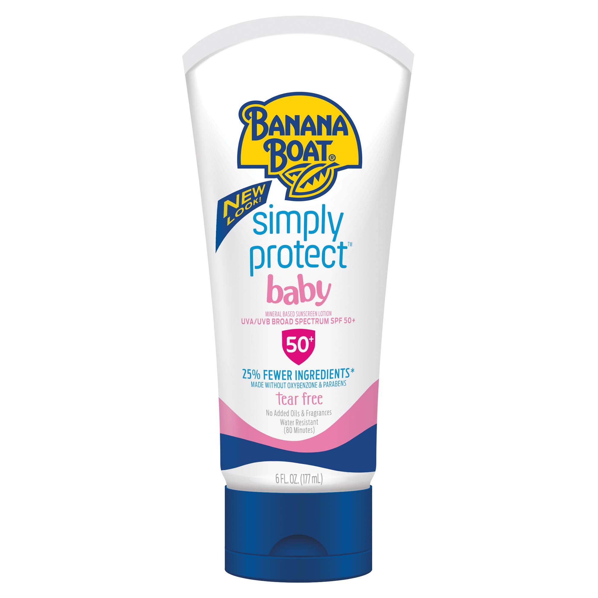 Banana Boat Suncare Banana Boat Simply Protect Mineral-based Sunscreen Lotion for Baby Spf 50+ 6 Oz