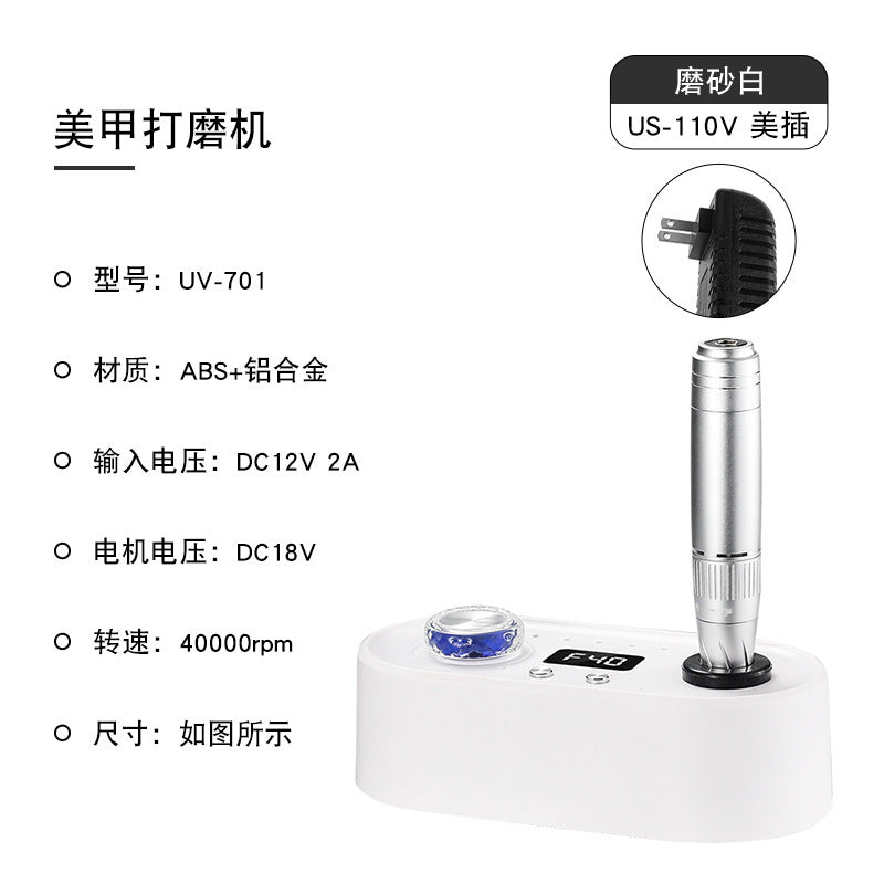 Portable Electric Nail Drill and Polishing Machine
