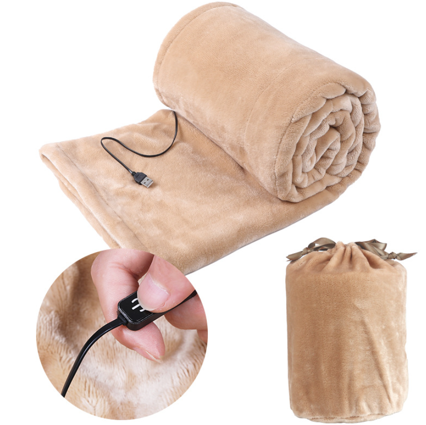 Couverture chauffante électrique USB