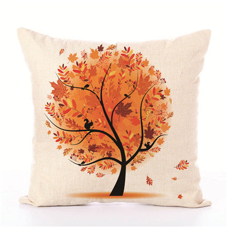 Linen Money Tree Cushion with Pillow