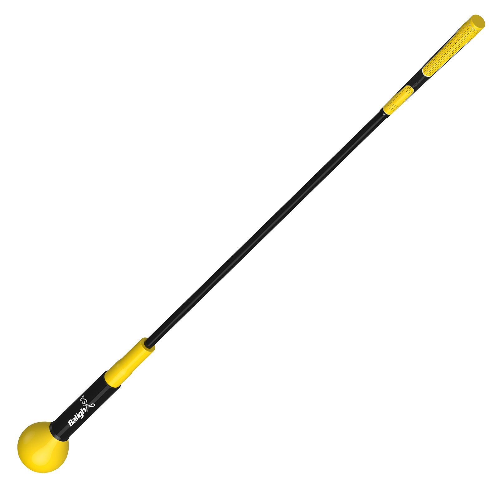 Balight Golf Swing Trainer Aid and Correction for Strength Grip Tempo & Flexibility Training Suit for Indoor Practice Chipping Hitting Golf Accessories (48 Inches Yellow)