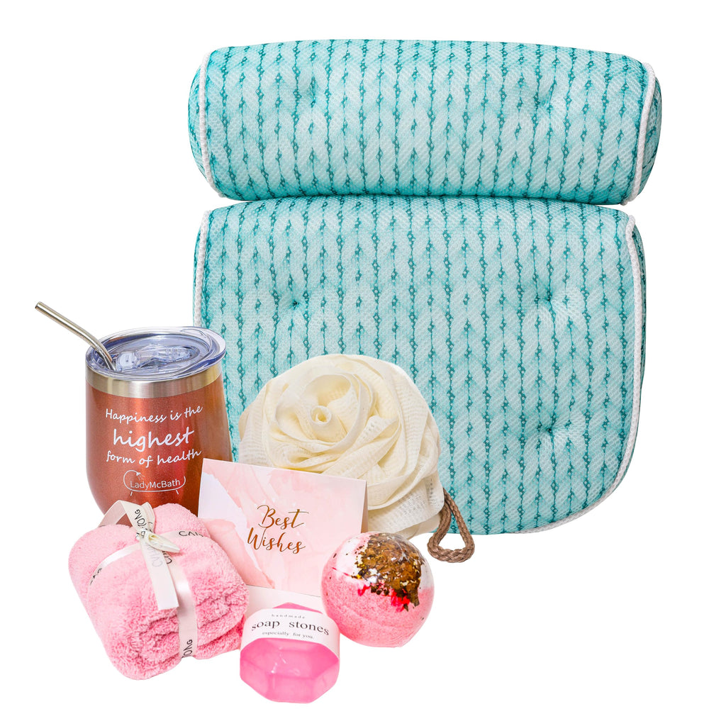 Lady McBath Luxury Spa Gift Basket for Women | Bath & Relaxation Set