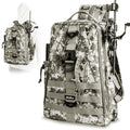 MoiShow Fishing Tackle Backpack Storage Bag Ultralight Water-Resistant Outdoor Shoulder Backpack Fishing Tackle Box Bag with Rod Holder