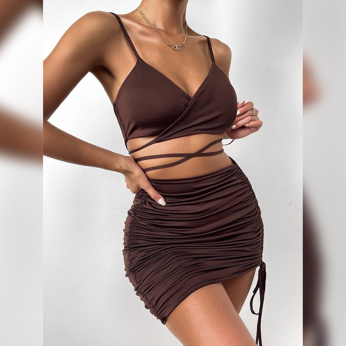 2024 Summer Women's Cross-Border Strap Dress