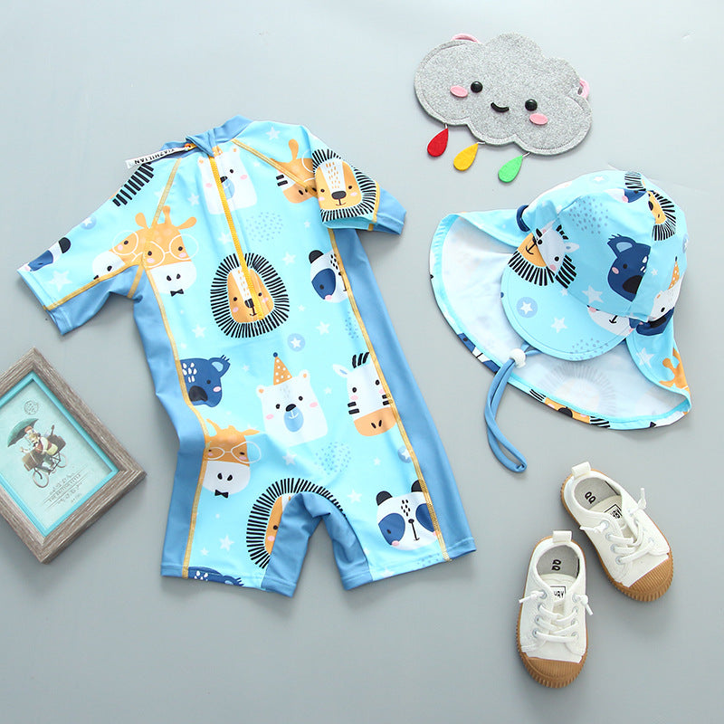 Cute Print Children's One-Piece Swimsuit