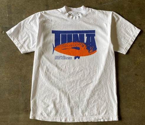 Food Print Retro Harajuku Oversized T-Shirt (One Piece)