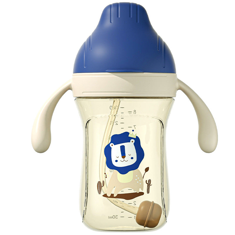 Dual-purpose Baby Bottle with Anti-flatulence Straw Cup