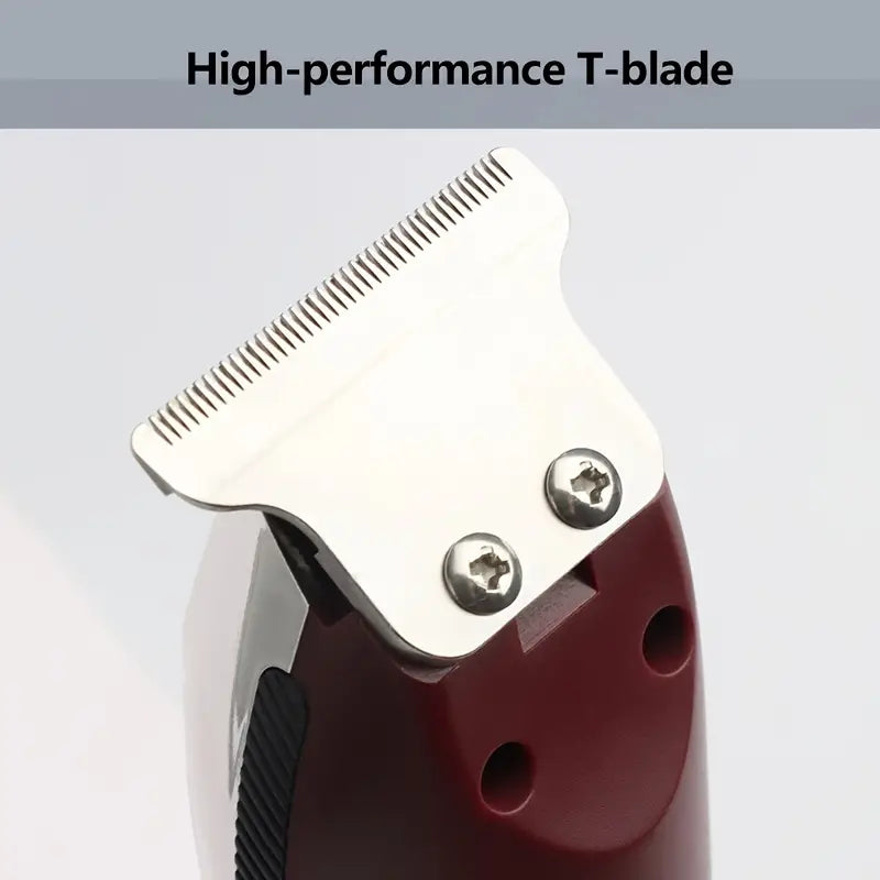 Cordless Hair Clipper and Beard Trimmer with T-Blade